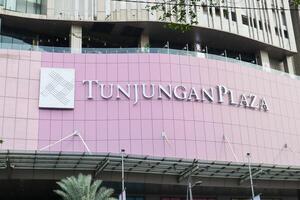 Tunjungan Plaza shopping mall in Surabaya, a landmark shopping mall in the city. surabaya, indonesia - 21 february 2024 photo