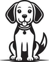 Beagle Dog Illustration. vector