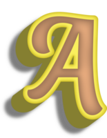 Cartoon Happy Alphabet Letter and Number png