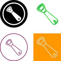 Bottle Opener Icon Design vector