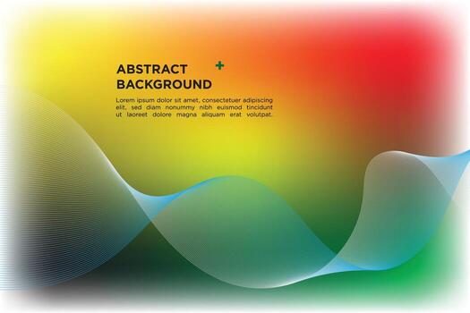 Modern colorful background with abstract shape lines vector