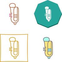 tuba icono diseño vector