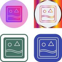 Unique Images Icon Design vector