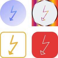 Unique Flash Icon Design vector
