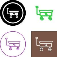 Garden Cart Icon Design vector
