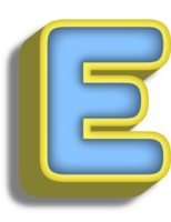 cartone animato contento alfabeto lettera e numero png