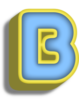 Cartoon Happy Alphabet Letter and Number png