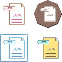 Java Icon Design vector