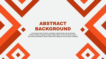 Abstract Deep Orange Background Design Template. Abstract Banner Wallpaper Illustration. Deep Orange Template vector