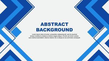 Abstract Blue Background Design Template. Abstract Banner Wallpaper Illustration. Blue Banner vector