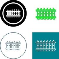 Fence Icon Design vector