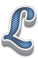 3D Cartoon Alphabet Letter and Number png