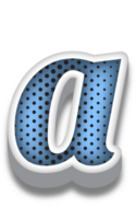 3D Cartoon Alphabet Letter and Number png