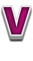 3D Cartoon Alphabet Letter and Number png