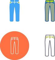 diseño de icono de pantalones vector