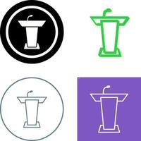 Podium Icon Design vector