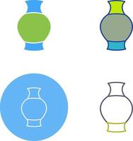 Antique Jar Icon Design vector