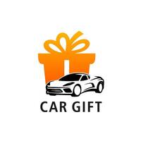 car gift logo template illustration design vector