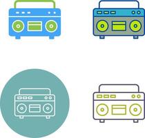 Casette Player Icon Design vector