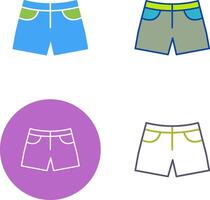 Shorts Icon Design vector