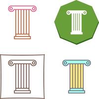 Pillar Icon Design vector