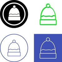 Warm Cap Icon Design vector