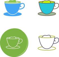 Creamy Coffee Icon Design vector