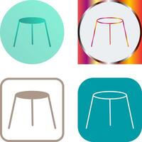 Unique Stool Icon Design vector