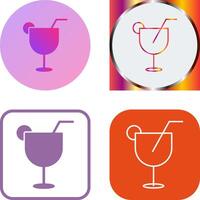 Unique Drinks Icon Design vector