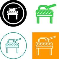 Tank Exhibit Icon Design vector