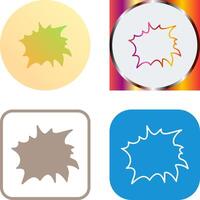 Unique Explosion Icon Design vector