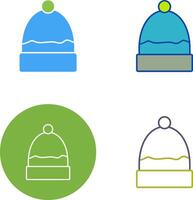 Warm Cap Icon Design vector