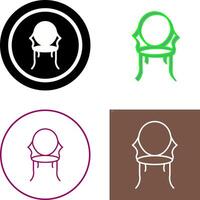 Ancient Chair Icon Design vector