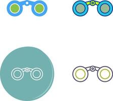 Binoculars Icon Design vector