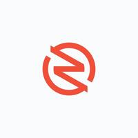 Letter Z logo design template elements vector