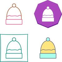 Warm Cap Icon Design vector