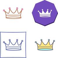 King Crown Icon Design vector