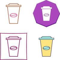 Coffee Cup Icon Design vector