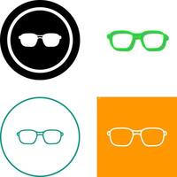 diseño de icono de gafas vector