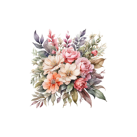 aquarell blumenstrauß png