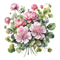 Watercolor Flower Bouquet png