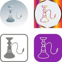 Unique Hookah Icon Design vector