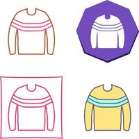 diseño de icono de suéter vector