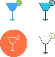 Cocktail Drink Icon Design vector