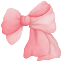 roze linten waterverf klem kunst png