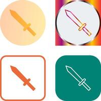 Unique Sword Icon Design vector