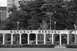 Kuala Lumpur, Malaysia on May 21, 2023. Medan Merdeka is located in Kuala Lumpur, Malaysia. photo