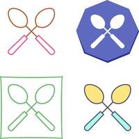 Spoons Icon Design vector