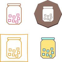 Sugar Bottle Icon Design vector