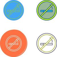 No Smoking Icon Design vector